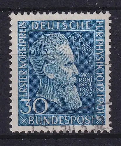 Bundesrepublik 1951 Wilhelm Röntgen Mi.-Nr. 147 gestempelt
