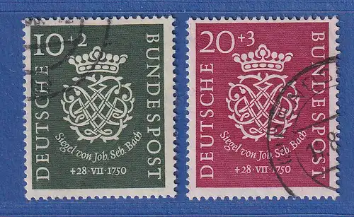 Bundesrepublik 1950 200. Todestag von J. S. Bach Mi.-Nr. 121-122  gestempelt