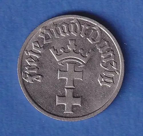 Danzig Kursmünze 1/2 Gulden 1932 vz-stg