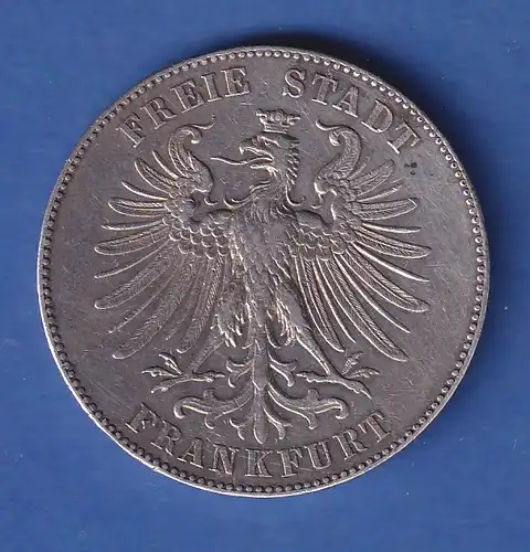 Frankfurt Silbermünze 1 Taler 100. Geburtstag von Friedrich Schiller 1859