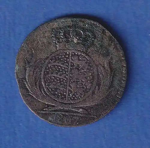 Württemberg Silber-Umlaufmünze 6 Kreuzer König Friedrich I. 1807