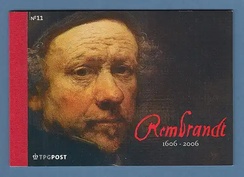 Niederlande 2006 Markenheftchen Rembrandt, darin auch deutsche Marke (ungültig)