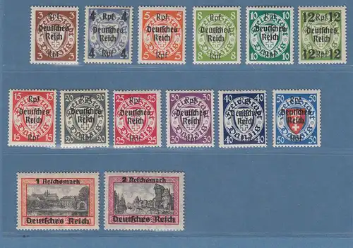 Deutsches Reich 1939 zur Eingliederung von Danzig, Mi.-Nr. 716-29 postfrisch **