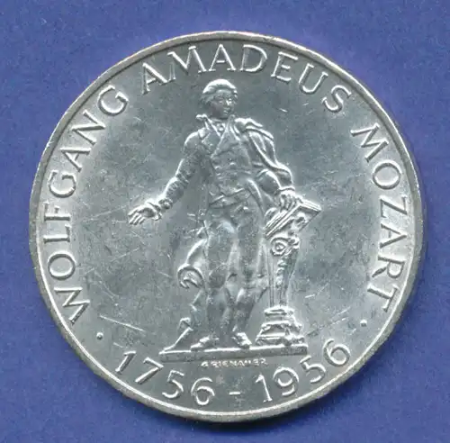 Österreich 25-Schilling Silber-Gedenkmünze 1956, Wolfgang Amadeus Mozart