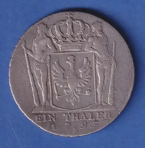 Preußen Silbermünze 1 Taler König Friedrich Wilhelm II. 1795