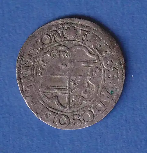 Solms-Lich Silbermünze 2 Kreuzer (Halbbatzen) 1589