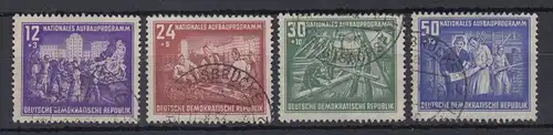 DDR 1952 Aufbauprogramm Mi.-Nr. 303-306 Satz kpl. O 