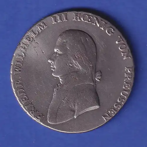 Preußen Silbermünze 1 Taler König Friedrich Wilhelm III. 1803, fast ss