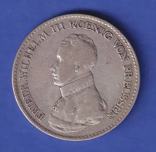 Preußen Silbermünze 1 Taler König Friedrich Wilhelm III. 1817, s-ss