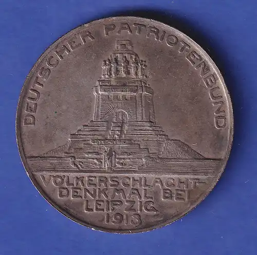 Medaille Völkerschlachtdenkmal Leipzig - Deutscher Patriotenbund 1913