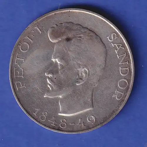 Ungarn Silbermünze 5 Forint Sandor Petöfi 1948