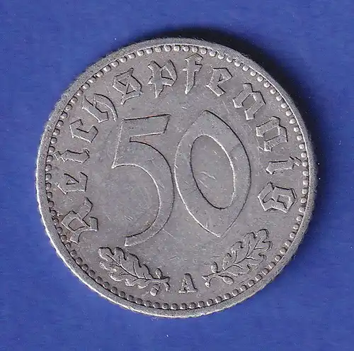 Deutsches Reich Aluminium-Kursmünze 50 Pfennig 1935 A
