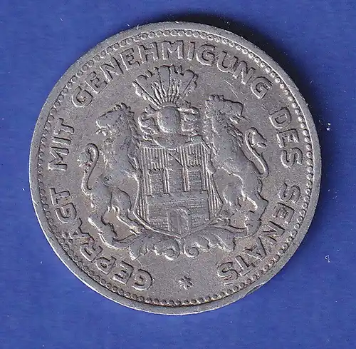 Hamburg Verrechnungsmarke 5/100 Notgeld 1923