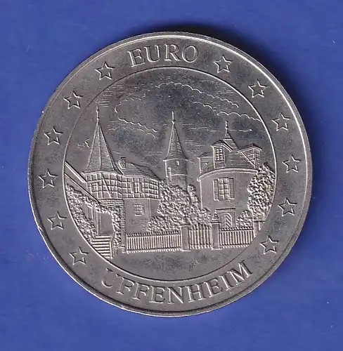 Medaille 2 Euro Uffenheim - 100 Jahre örtlicher Gewerbeverein 1997