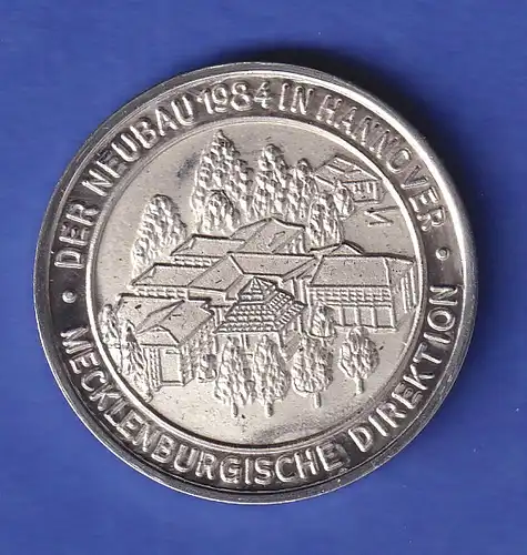 Medaille 1984 Hagelschadens-Assekuranz - Neubau in Hannover
