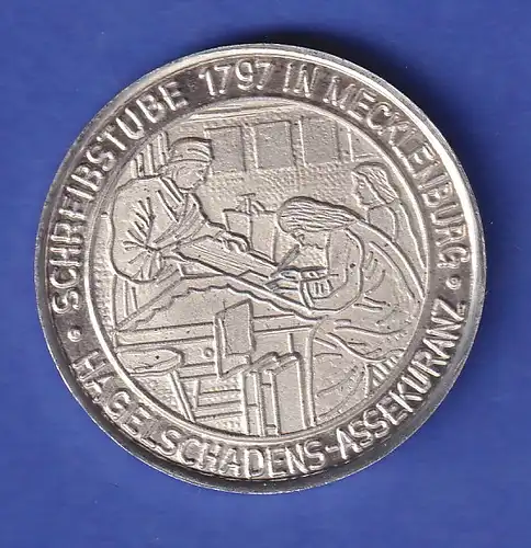 Medaille 1984 Hagelschadens-Assekuranz - Neubau in Hannover