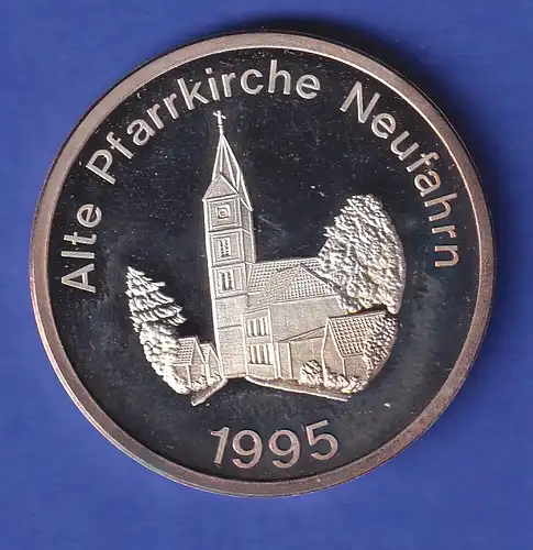 Silbermedaille Neufahrn 10 Jahre Neufahrner Schaufenster e.V. - Pfarrkirche 1996