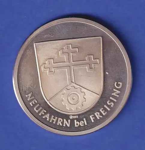 Silbermedaille Neufahrn bei Freising - Alte Kirche Neufahrn o.J.  PP