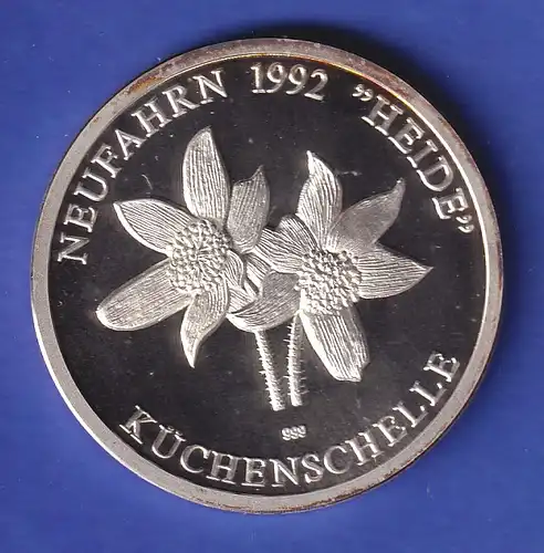 Silbermedaille Neufahrn 1992 - Küchenschelle - Kaiser Trajan PP