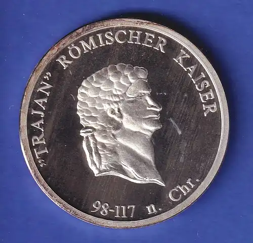Silbermedaille Neufahrn 1992 - Küchenschelle - Kaiser Trajan PP