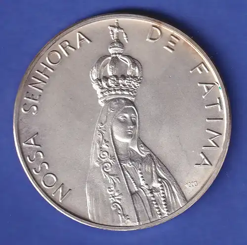 Silbermedaille Papst Paul VI. - 50 Jahre Marienerscheinung in Fatima 1967