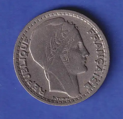 Frankreich Kursmünze 10 Francs 1946