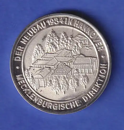 Medaille 1984 Hagelschadens-Assekuranz   Neubau in Hannover