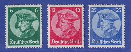 Dt. Reich 1933 Friedrich der Grosse Mi.-Nr. 479-81 Satz kpl. postfrisch **
