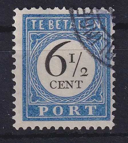 Niederlande 1907 Portomarke 6 1/2 Cent  Mi.-Nr. 20 I gestempelt