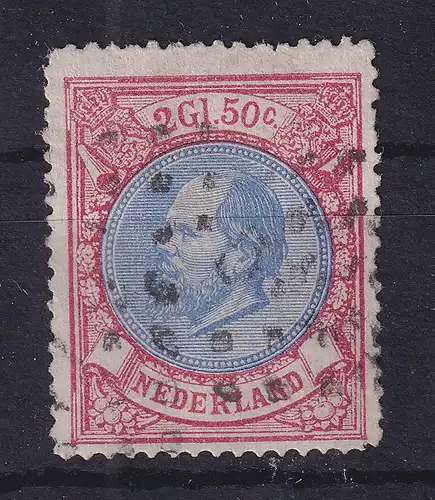 Niederlande 1872 König Willem III. Mi.-Nr. 29 A gestempelt