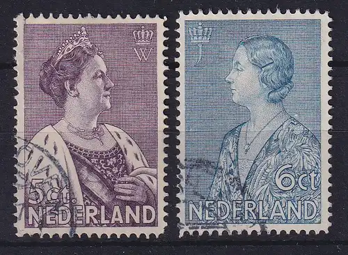 Niederlande 1934 Crisis-Komitee Wilhelmina / Juliane Mi.-Nr. 272-73 Satz O 