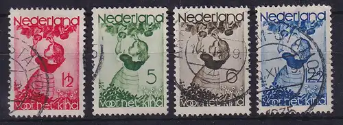 Niederlande 1935 Voor het Kind Mi.-Nr. 287-90 Satz kpl. O 