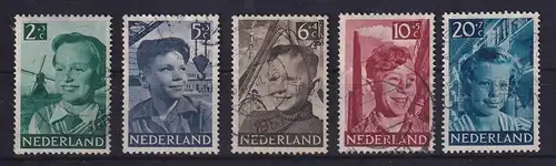 Niederlande 1951 Voor het Kind Mi.-Nr. 575-79 Satz kpl. O