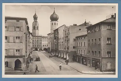 AK Rosenheim Heilig-Geist-Strasse , ungelaufen