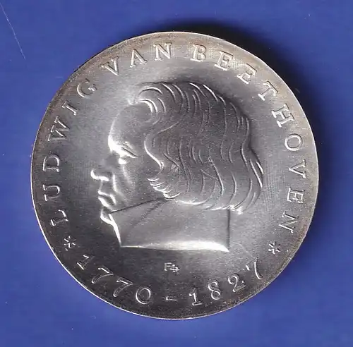 DDR Silbermünze 10 Mark Ludwig van Beethoven 1970 vz-stg