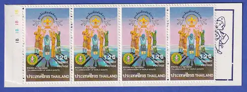 Thailand 1982 Pfadfinder Mi.-Nr. 996 Markenheftchen postfrisch ** / MNH