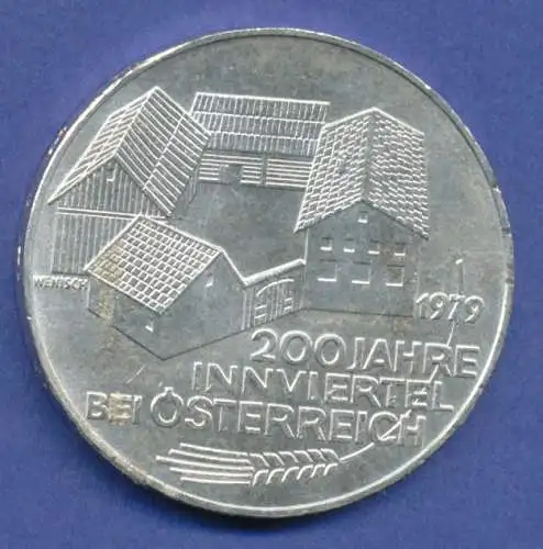 Österreich 100-Schilling Silber-Gedenkmünze 1979, Innviertel Vierseithof