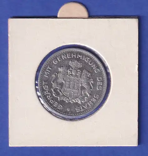 Hamburg Verrechnungsmarke 1/10 Notgeld 1923