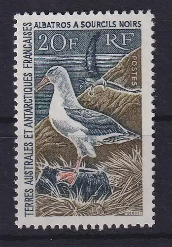 Französische Antarktis 1968 Albatros Mi.-Nr. 41 postfrisch ** 