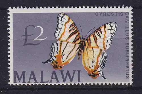 Malawi 1966 Schmetterling Mi.-Nr. 51 postfrisch **