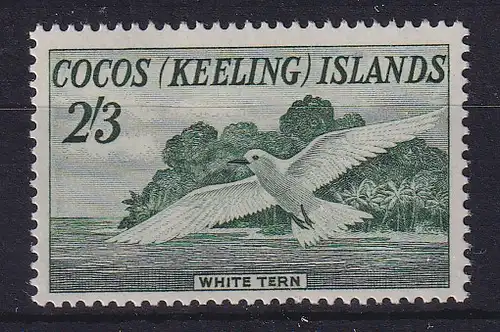 Kokos-Inseln 1963 Seeschwalbe Mi.-Nr. 6 postfrisch **