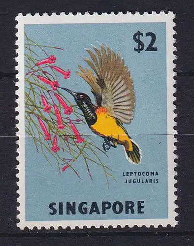 Singapur 1963 Kolibri Mi.-Nr. 67 postfrisch **