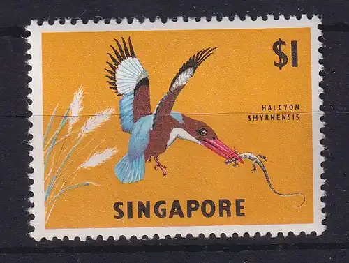 Singapur 1963 Eisvogel Mi.-Nr. 66 X postfrisch **