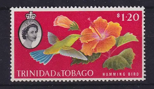 Trinidad und Tobago 1960 Kolibri Mi.-Nr. 185 postfrisch **
