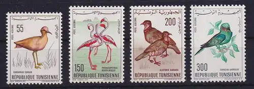 Tunesien 1966 Einheimische Vögel Mi.-Nr. 655-658 postfrisch **