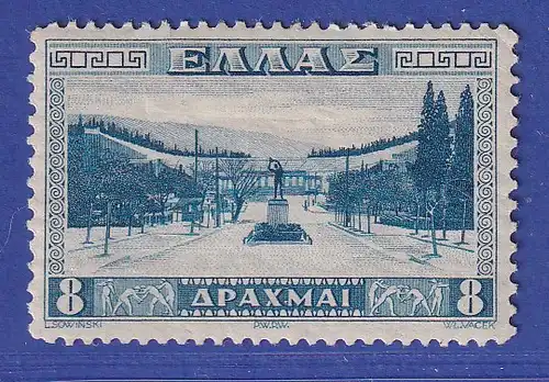 Griechenland 1934 Stadion in Athen Mi.-Nr. 372 postfrisch ** ANSEHEN