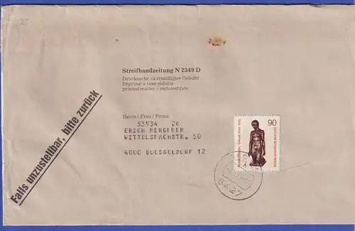 Berlin Mi.-Nr. 657 als EF auf Zeitungsstreifband, gestempelt 1981