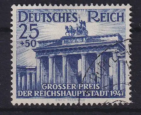 Deutsches Reich 1941 Galopprennen Reichshauptstadt Mi.-Nr. 803 gestempelt