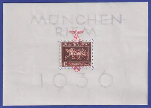 Deutsches Reich 1937 Braunes Band Mi.-Nr. Block 10, postfrisch **