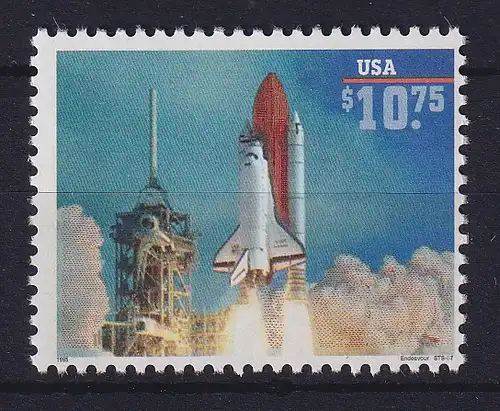 USA 1995 Eilpostmarke Space Shuttle beim Start Mi.-Nr. 2612 postfrisch **